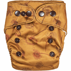 Natural Newborn Dandelions Yellow Cloth Diaper