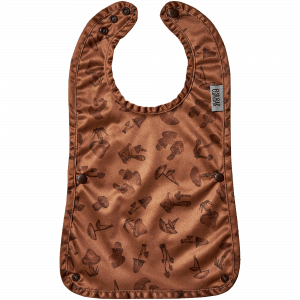 Bib for eating - brown