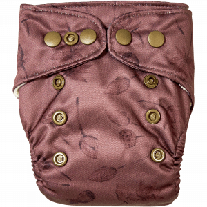 Natural Newborn lotus cloth diaper front