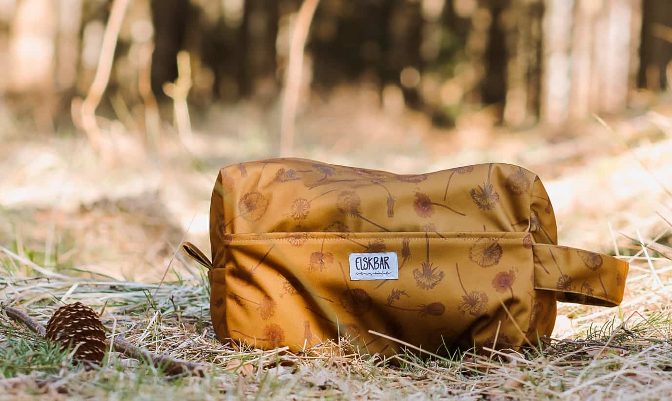 cloth diaper bag pod wetbag - dandelions